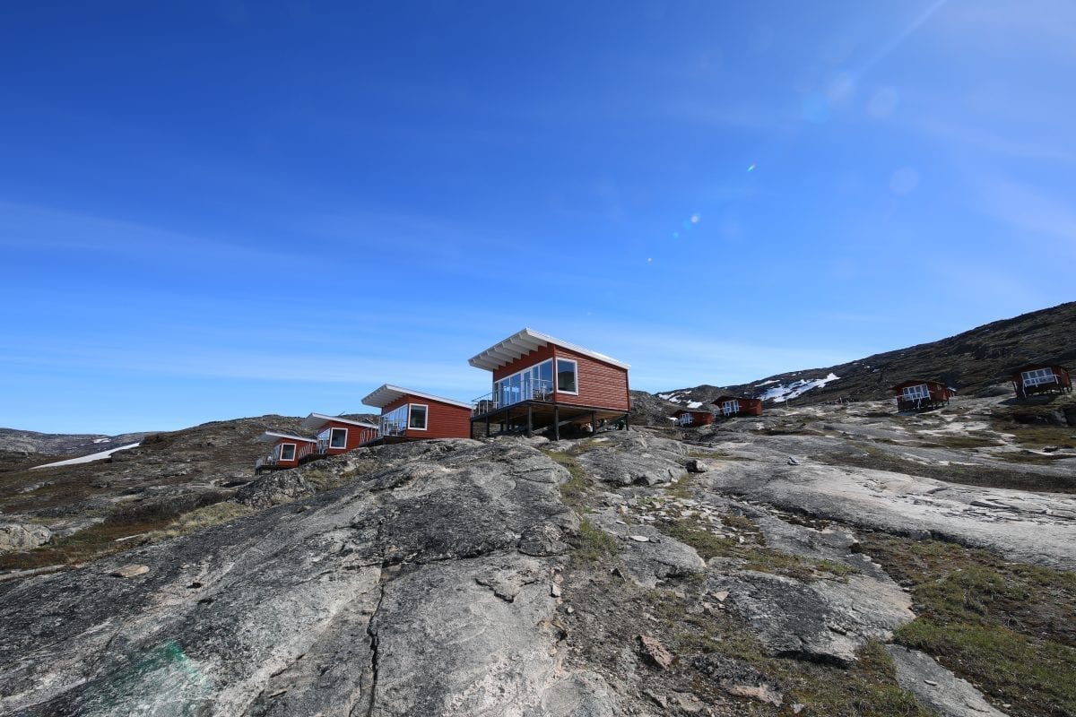 Comfort cabins at Glacier Lodge Eqi