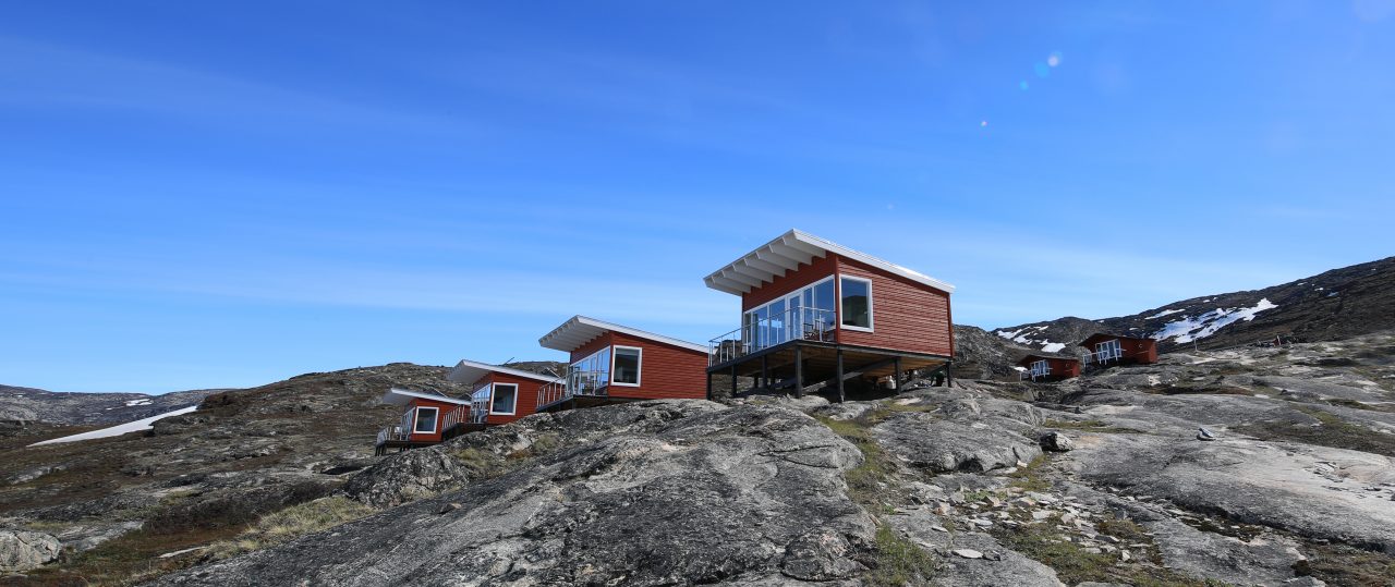 Comfort cabins at Eqi Lodge in Greenland - Photographer: Greenland Travel