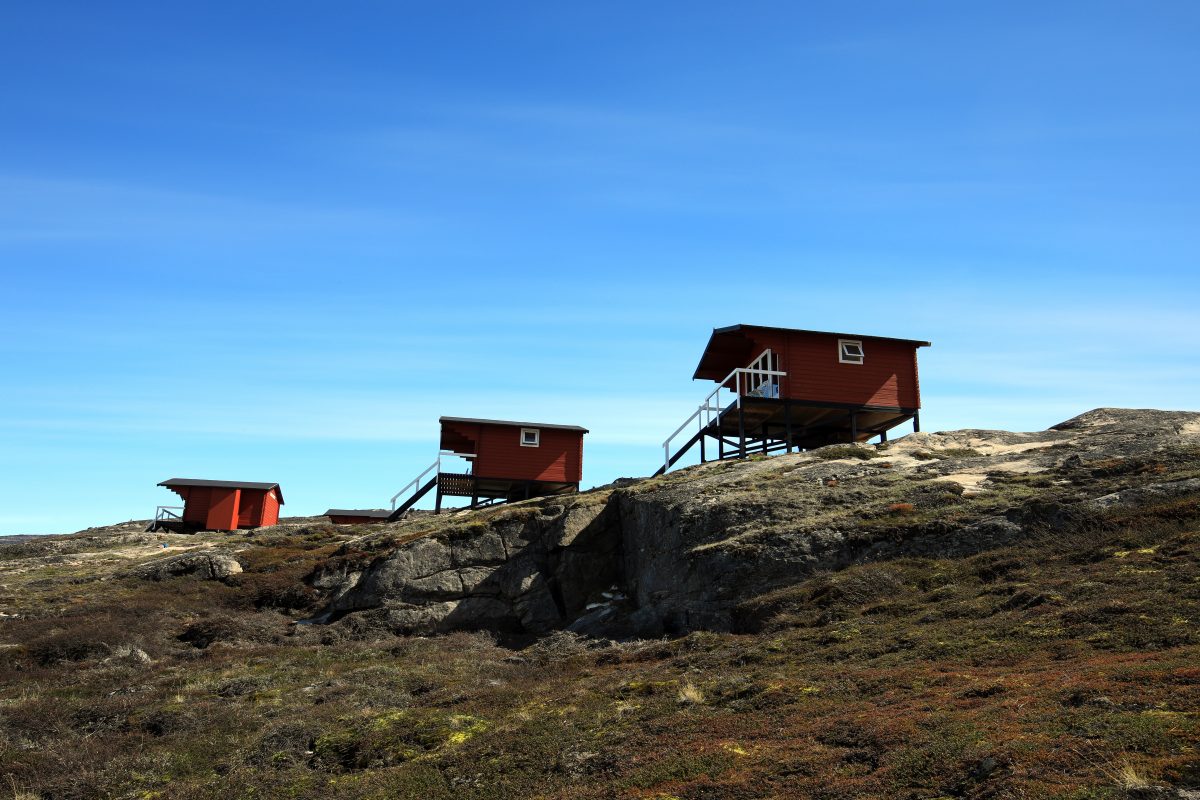 The standard cabins at Eqi in Greenland - Photographer: Greenland Travel